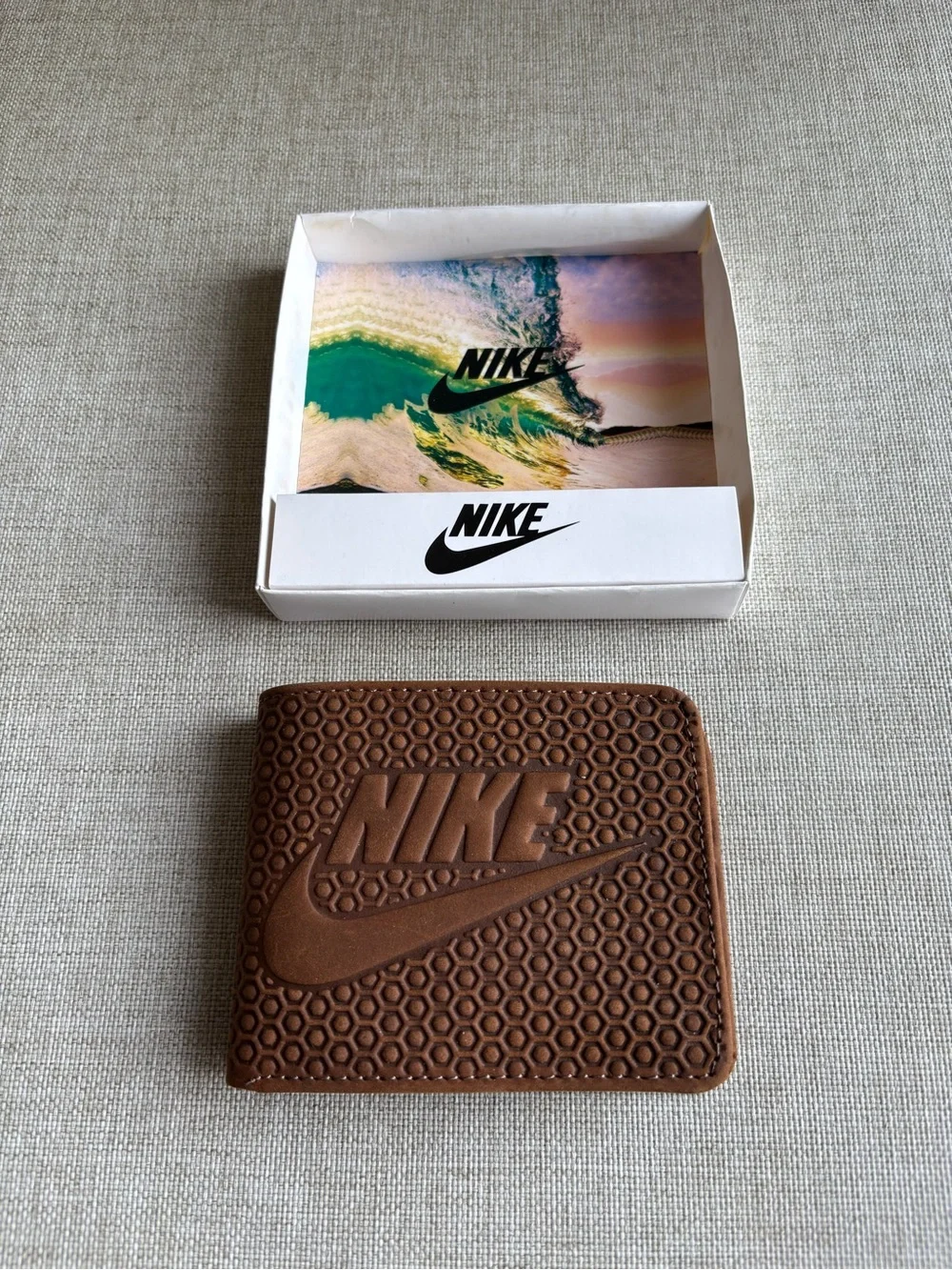 Nike Leather Swoosh Wallet - Vintage & Rare - Soccer - US
